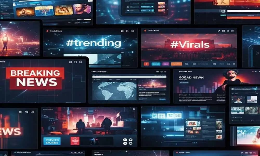 Latest trending news and global search trends