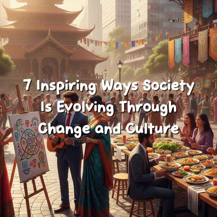 Diverse people celebrating culture and social change together