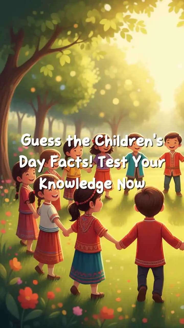 Children from diverse backgrounds celebrating together in a symbolic Children’s Day scene