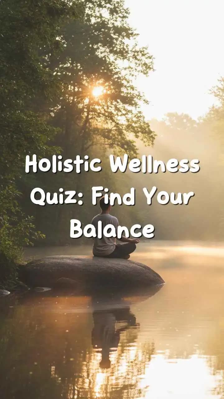 Person meditating in nature representing holistic balance